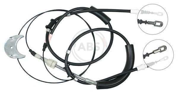 Cable Pull, parking brake K17565