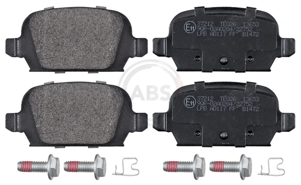 Brake Pad Set, disc brake 37212