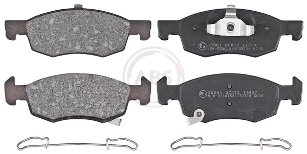 Brake Pad Set, disc brake 35081