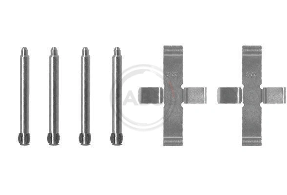 Accessory Kit, disc brake pad 1046Q