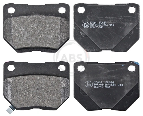 Brake Pad Set, disc brake 37661