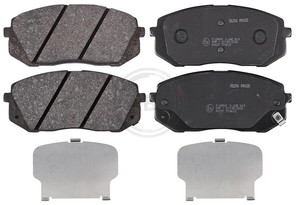 Brake Pad Set, disc brake 35256