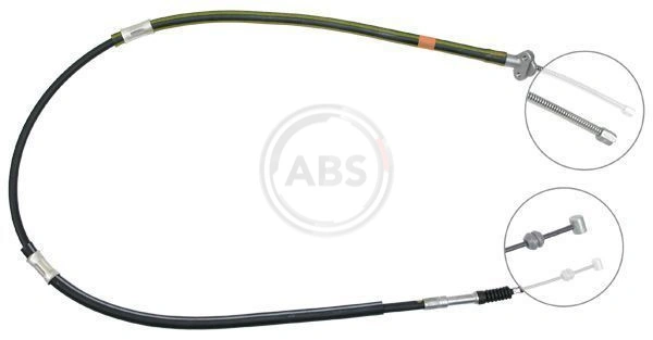 Cable Pull, parking brake K16358
