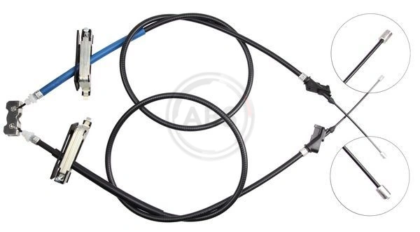 Cable Pull, parking brake K17442