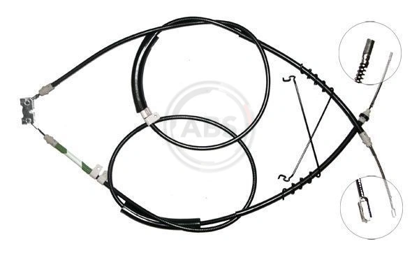 Cable Pull, parking brake K17705