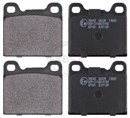 Brake Pad Set, disc brake 36049