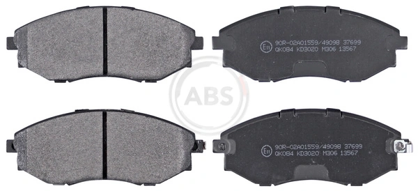 Brake Pad Set, disc brake 37699