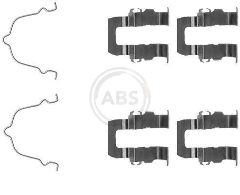 Accessory Kit, disc brake pad 1119Q
