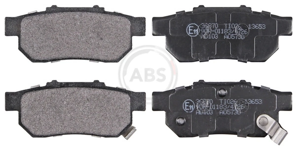 Brake Pad Set, disc brake 36870