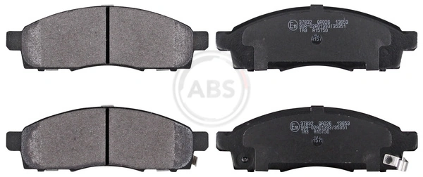 Brake Pad Set, disc brake 37832