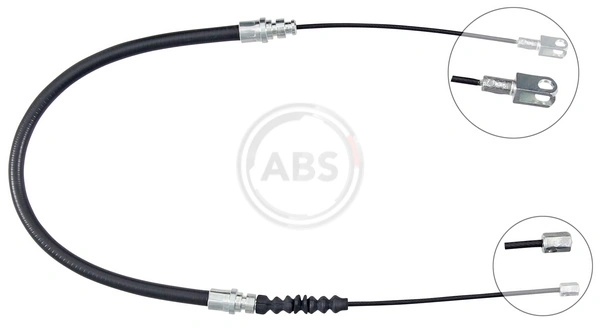 Cable Pull, parking brake K16478