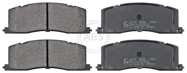 Brake Pad Set, disc brake 36734