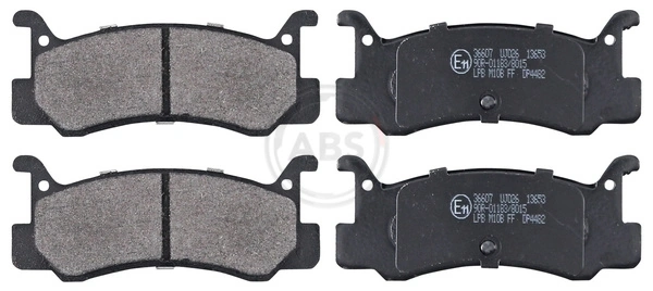Brake Pad Set, disc brake 36607