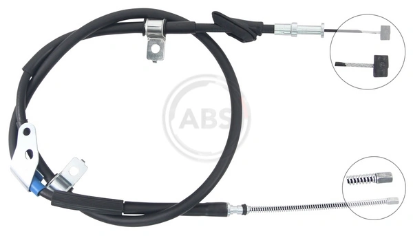 Cable Pull, parking brake K17582
