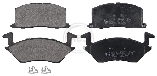 Brake Pad Set, disc brake 36711