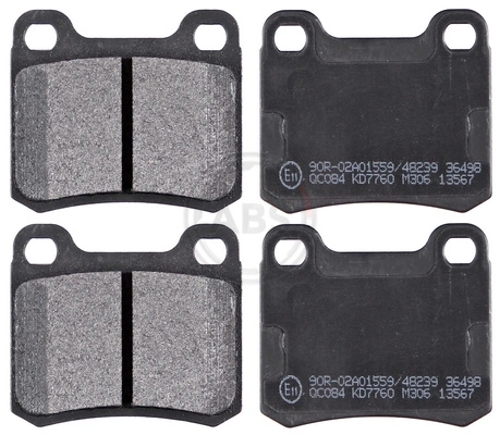 Brake Pad Set, disc brake 36498