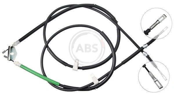 Cable Pull, parking brake K19915