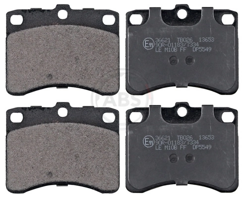 Brake Pad Set, disc brake 36621