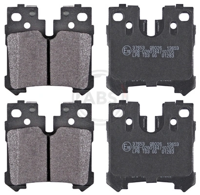 Brake Pad Set, disc brake 37653