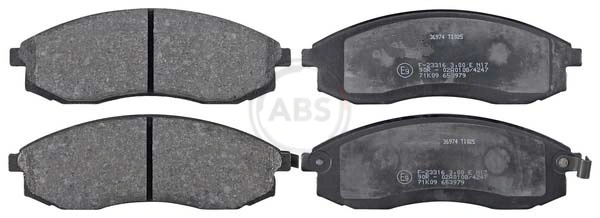 Brake Pad Set, disc brake 36974