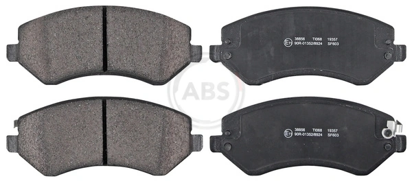Brake Pad Set, disc brake 38856