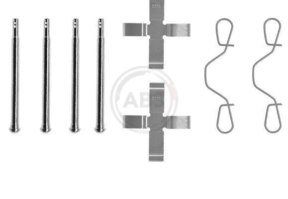 Accessory Kit, disc brake pad 0949Q