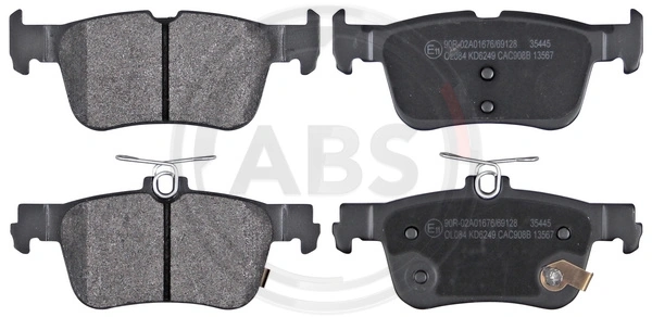 Brake Pad Set, disc brake 35445
