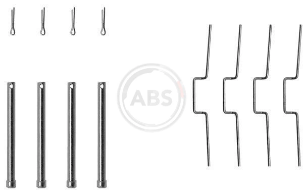 Accessory Kit, disc brake pad 1176Q