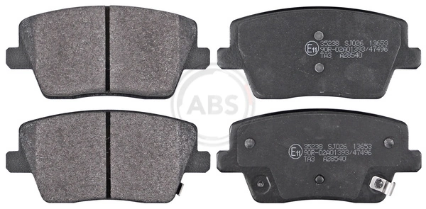 Brake Pad Set, disc brake 35238