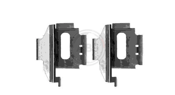 Accessory Kit, disc brake pad 1282Q