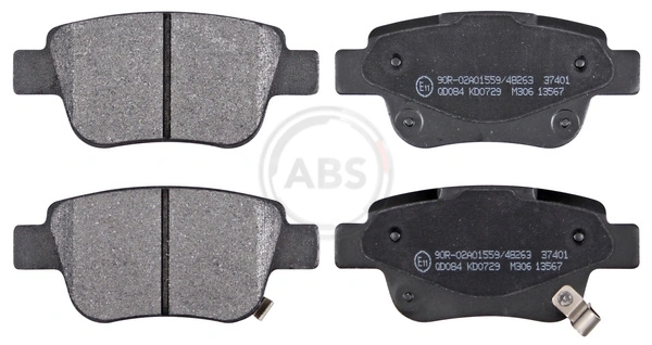 Brake Pad Set, disc brake 37401