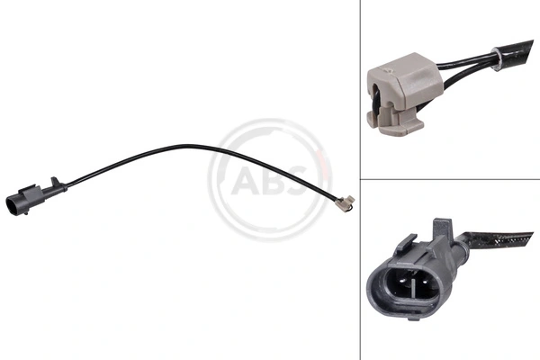 Warning Contact, brake pad wear 39715