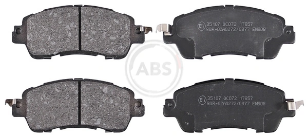 Brake Pad Set, disc brake 35107