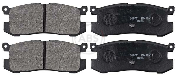 Brake Pad Set, disc brake 36672