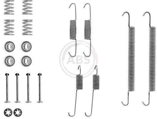 Accessory Kit, brake shoes 0707Q
