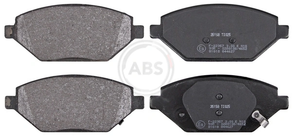 Brake Pad Set, disc brake 35158