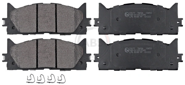 Brake Pad Set, disc brake 37677