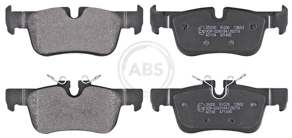 Brake Pad Set, disc brake 35030