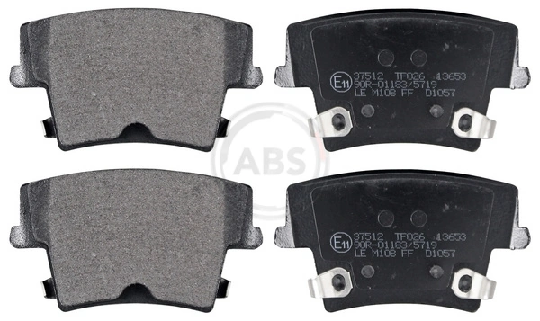 Brake Pad Set, disc brake 37512