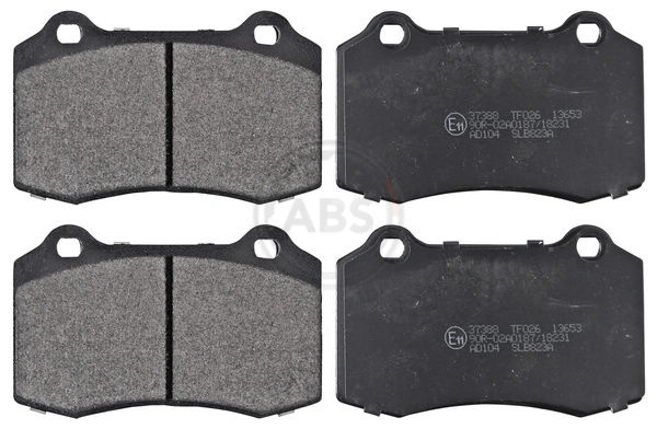 Brake Pad Set, disc brake 37388