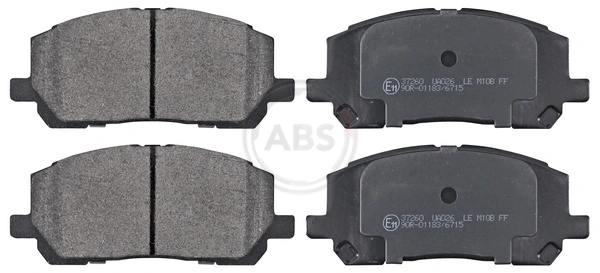 Brake Pad Set, disc brake 37260