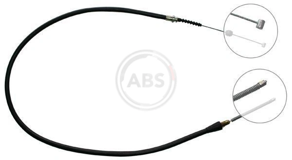 Cable Pull, parking brake K12107