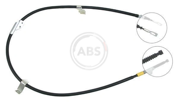 Cable Pull, parking brake K15077