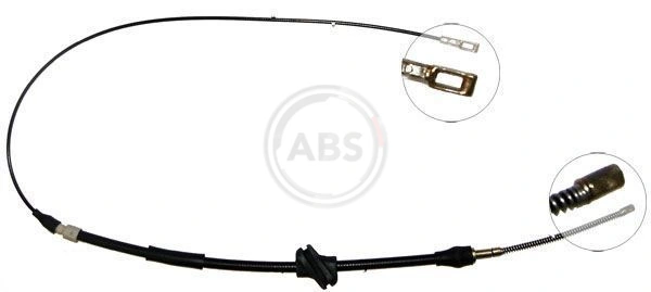Cable Pull, parking brake K10137