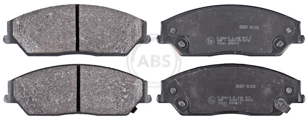 Brake Pad Set, disc brake 35257