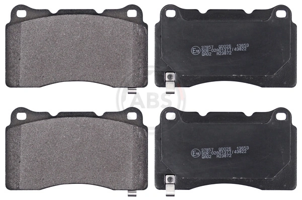 Brake Pad Set, disc brake 37857