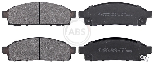 Brake Pad Set, disc brake 37624