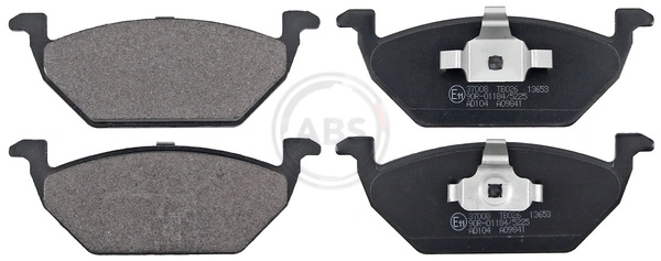 Brake Pad Set, disc brake 37008