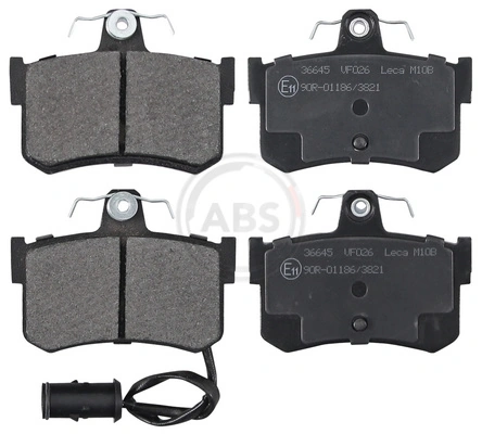 Brake Pad Set, disc brake 36645