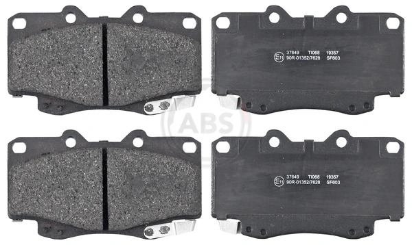 Brake Pad Set, disc brake 37649